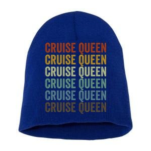 Cruise Queen Cruise Vacation Cruising Cruise Boat Queen Gift Short Acrylic Beanie