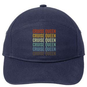 Cruise Queen Cruise Vacation Cruising Cruise Boat Queen Gift 7-Panel Snapback Hat