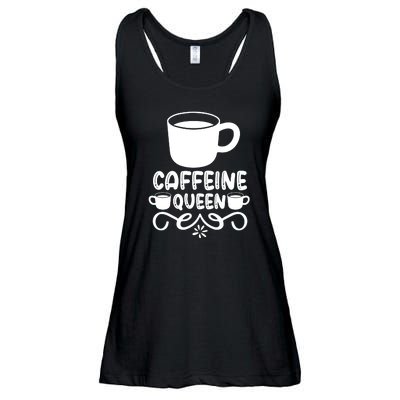 Caffeine Queen Ladies Essential Flowy Tank