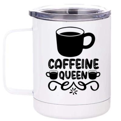 Caffeine Queen 12 oz Stainless Steel Tumbler Cup