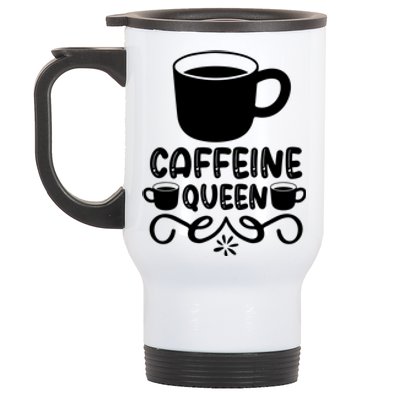 Caffeine Queen Stainless Steel Travel Mug