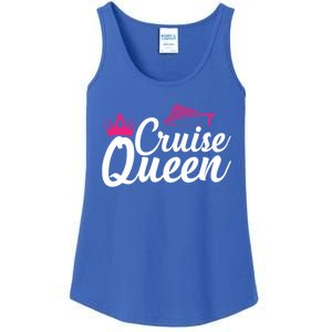 Cruise Queen Cruising Lover Vacation Jt Gift Ladies Essential Tank