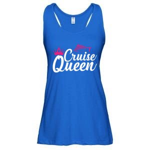 Cruise Queen Cruising Lover Vacation Jt Gift Ladies Essential Flowy Tank