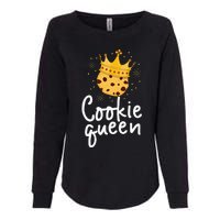 Cookie Queen Cute Chocolate Chip Foodie Gift Women Womens California Wash Sweatshirt