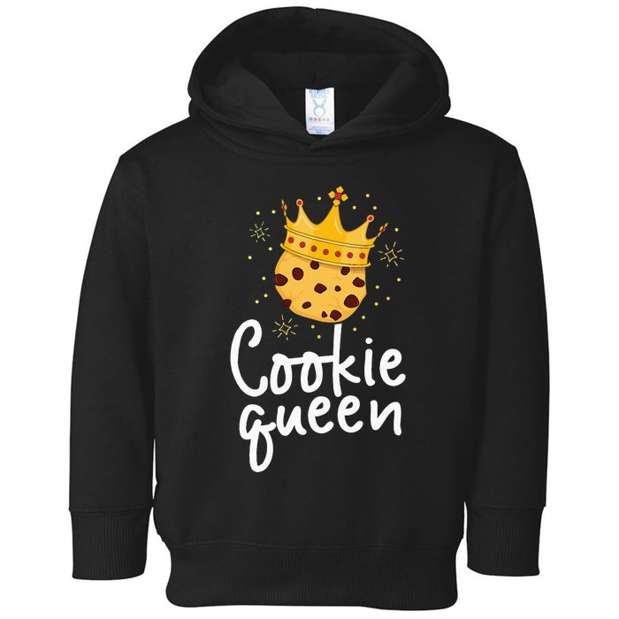 Cookie Queen Cute Chocolate Chip Foodie Gift Women Toddler Hoodie