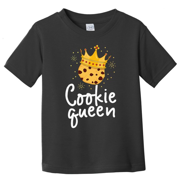 Cookie Queen Cute Chocolate Chip Foodie Gift Women Toddler T-Shirt