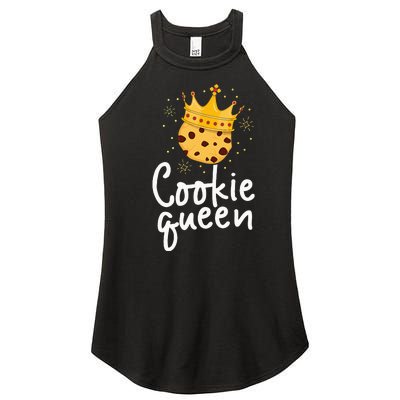 Cookie Queen Cute Chocolate Chip Foodie Gift Women Women’s Perfect Tri Rocker Tank