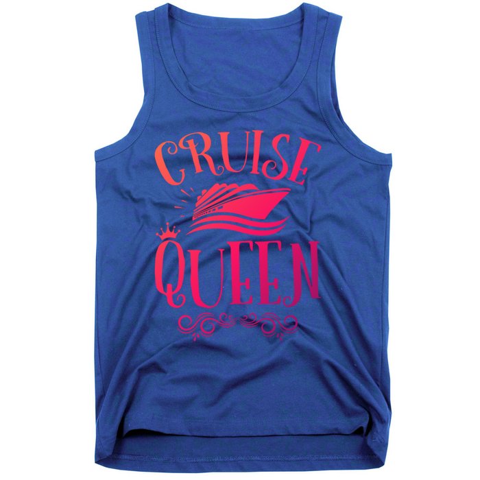 Cruise Queen Cruise Travel Cruising Gift Tank Top