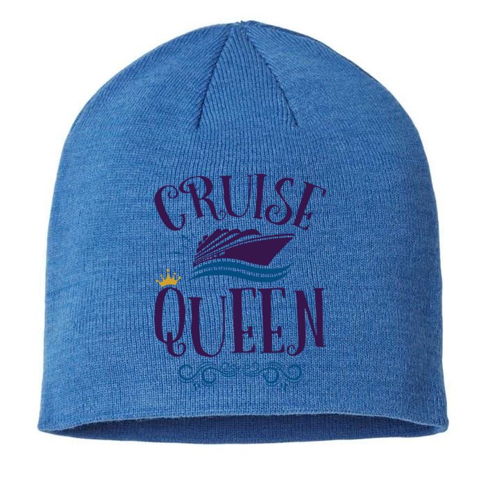 Cruise Queen Cruise Travel Cruising Funny Gift Sustainable Beanie