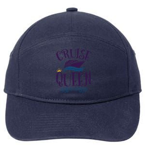 Cruise Queen Cruise Travel Cruising Funny Gift 7-Panel Snapback Hat