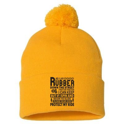 Car Quotes Pom Pom 12in Knit Beanie