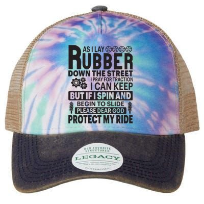 Car Quotes Legacy Tie Dye Trucker Hat