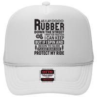 Car Quotes High Crown Mesh Back Trucker Hat