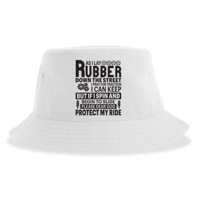 Car Quotes Sustainable Bucket Hat