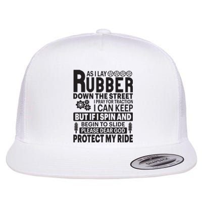 Car Quotes Flat Bill Trucker Hat