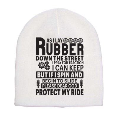 Car Quotes Short Acrylic Beanie