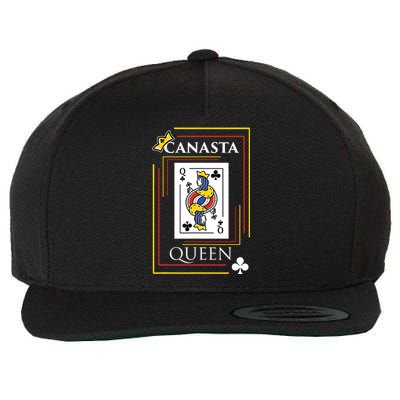 Canasta Queen | Card Game Teams Players Canasta Wool Snapback Cap