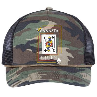 Canasta Queen | Card Game Teams Players Canasta Retro Rope Trucker Hat Cap