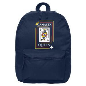 Canasta Queen | Card Game Teams Players Canasta 16 in Basic Backpack