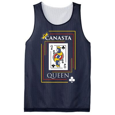 Canasta Queen | Card Game Teams Players Canasta Mesh Reversible Basketball Jersey Tank