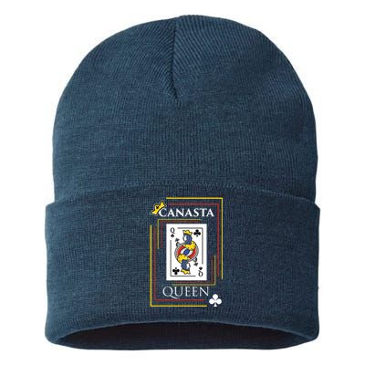 Canasta Queen | Card Game Teams Players Canasta Sustainable Knit Beanie