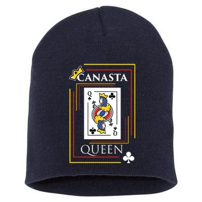 Canasta Queen | Card Game Teams Players Canasta Short Acrylic Beanie