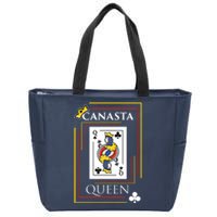 Canasta Queen | Card Game Teams Players Canasta Zip Tote Bag