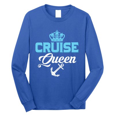 Cruise Queen Cruiser Vacation Crusing Gift Long Sleeve Shirt