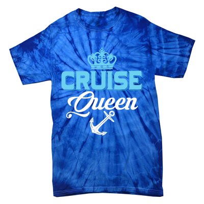 Cruise Queen Cruiser Vacation Crusing Gift Tie-Dye T-Shirt