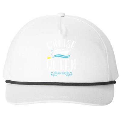 Cruise Queen Cruising Cruise Travel Gift Snapback Five-Panel Rope Hat