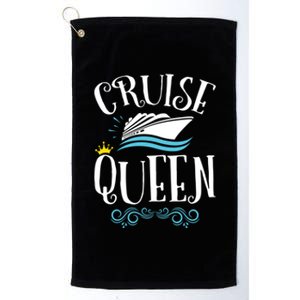 Cruise Queen Cruising Cruise Travel Gift Platinum Collection Golf Towel