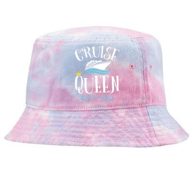 Cruise Queen Cruising Cruise Travel Gift Tie-Dyed Bucket Hat