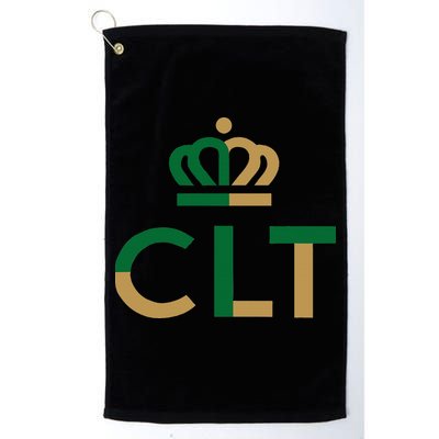 Charlotte Queen City Clt North Carolina Queen Crown Golf Towel