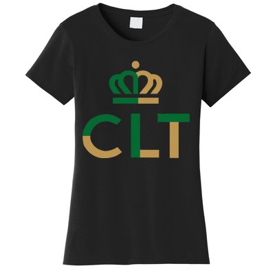 Charlotte Queen City Clt North Carolina Queen Crown Women's T-Shirt