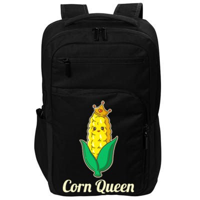 Corn Queen Cute Sweet Corn Design Impact Tech Backpack