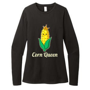 Corn Queen Cute Sweet Corn Design Womens CVC Long Sleeve Shirt