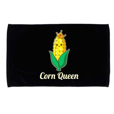 Corn Queen Cute Sweet Corn Design Microfiber Hand Towel