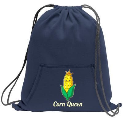 Corn Queen Cute Sweet Corn Design Sweatshirt Cinch Pack Bag