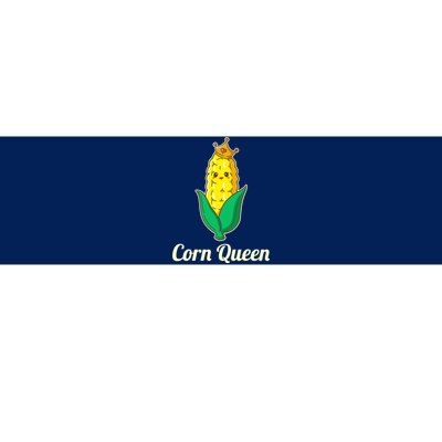 Corn Queen Cute Sweet Corn Design Bumper Sticker