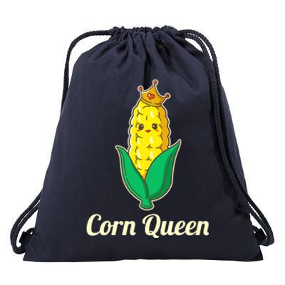 Corn Queen Cute Sweet Corn Design Drawstring Bag