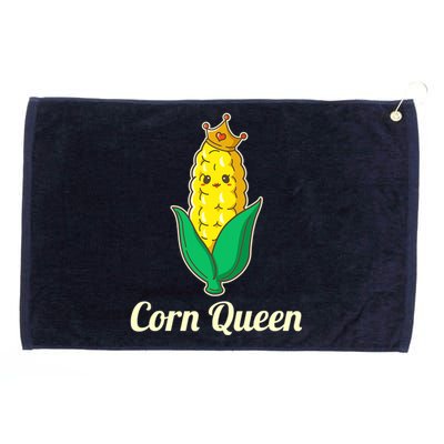 Corn Queen Cute Sweet Corn Design Grommeted Golf Towel