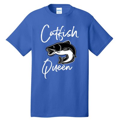 Catfish Queen Design Catfish Farmer Idea Cool Gift Tall T-Shirt