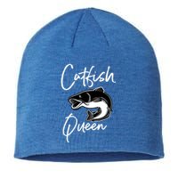 Catfish Queen Design Catfish Farmer Idea Cool Gift Sustainable Beanie