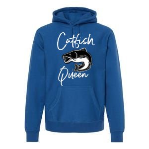 Catfish Queen Design Catfish Farmer Idea Cool Gift Premium Hoodie