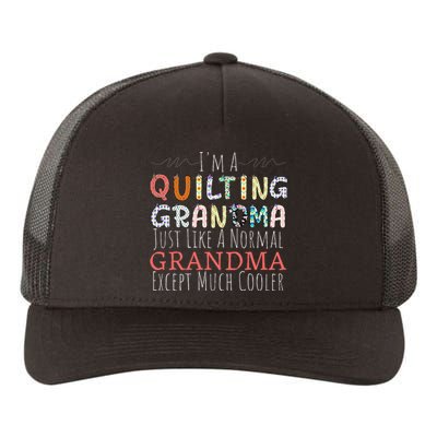 Cool Quilting Design For Women Grandma Quilt Sewing Quilter Yupoong Adult 5-Panel Trucker Hat