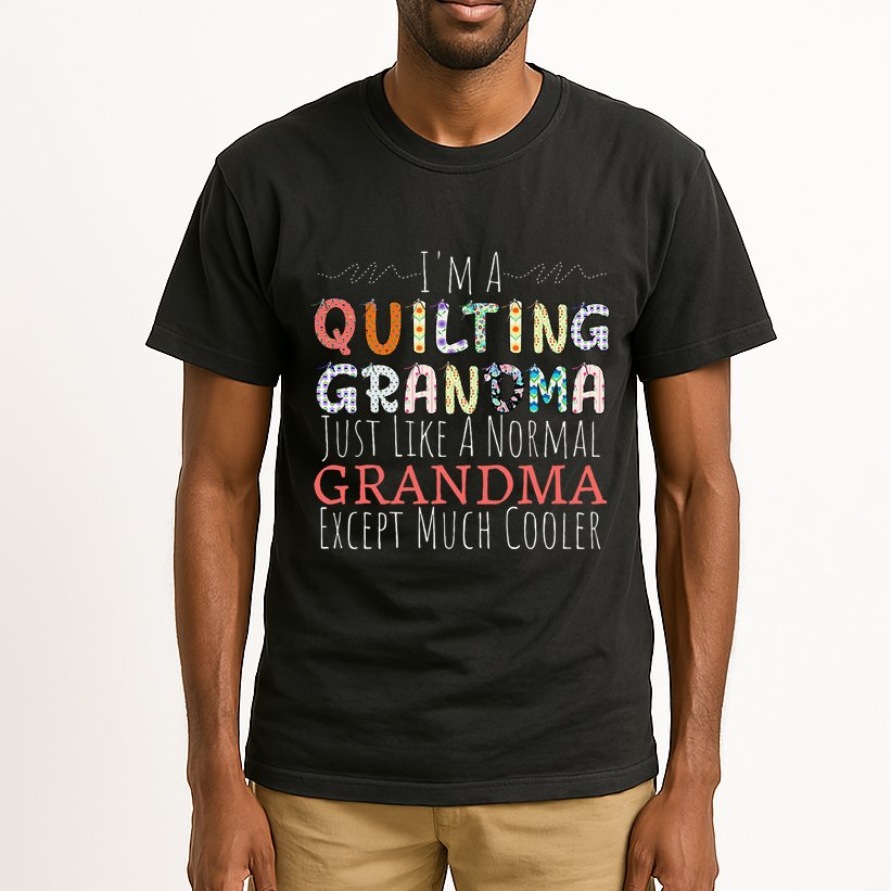 Cool Quilting Design For Women Grandma Quilt Sewing Quilter Tall T-Shirt
