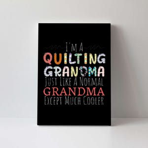 Cool Quilting Design For Women Grandma Quilt Sewing Quilter Canvas