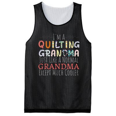 Cool Quilting Design For Women Grandma Quilt Sewing Quilter Mesh Reversible Basketball Jersey Tank