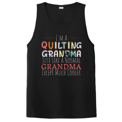 Cool Quilting Design For Women Grandma Quilt Sewing Quilter PosiCharge Competitor Tank