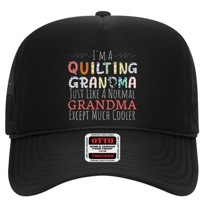 Cool Quilting Design For Women Grandma Quilt Sewing Quilter Trucker Hat